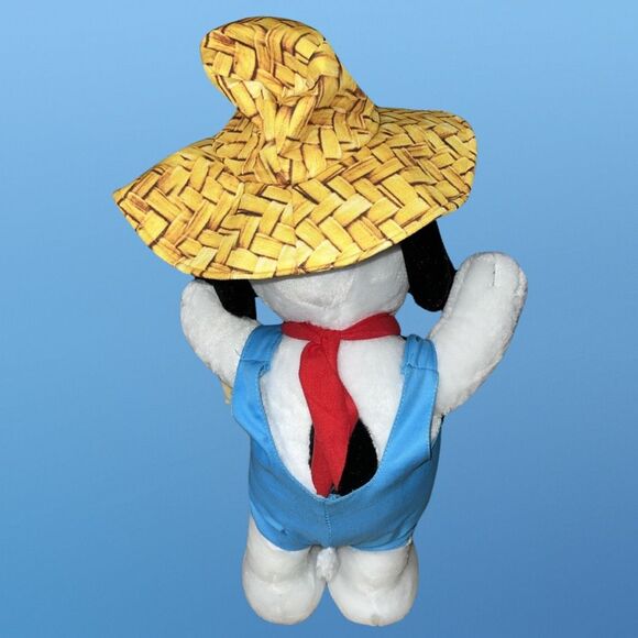 Large Snoopy Peanuts Fall Harvest Standing Plush Scarecrow Door Greeter 20” - Picture 3 of 3